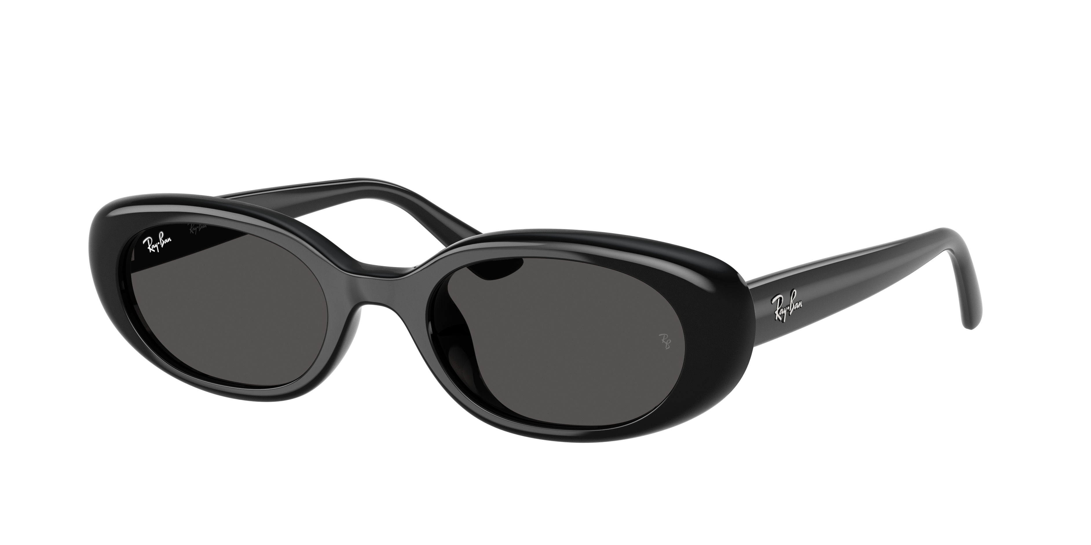 RAY-BAN Unisex Sunglasses RB4441D Bio-Based  -  Frame color: Black, Lens color: Dark Grey