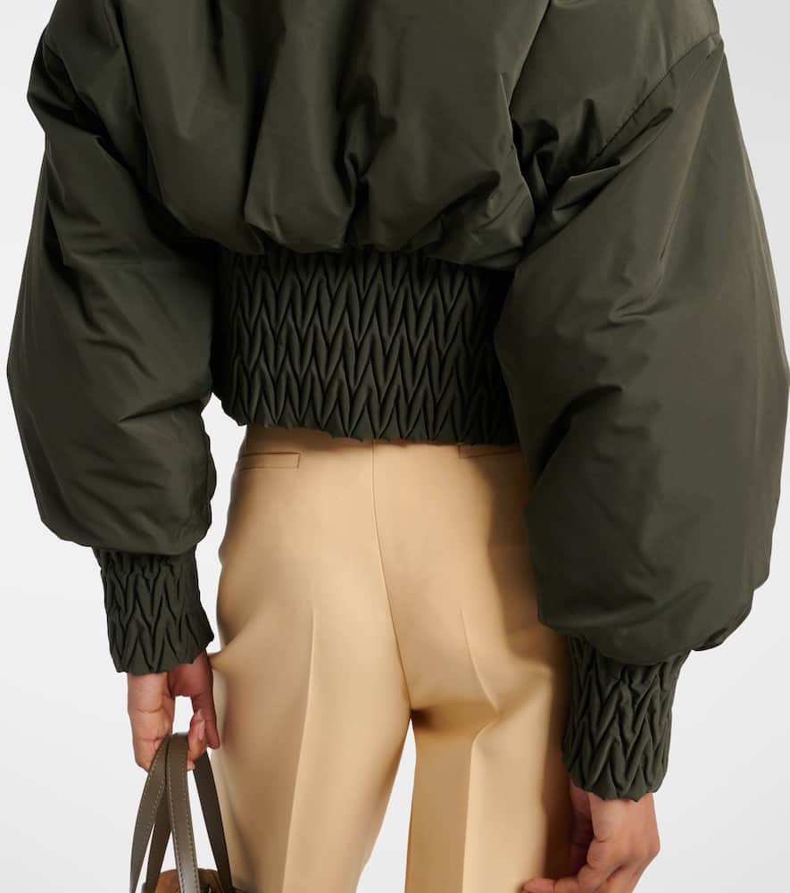 Padded bomber jacket