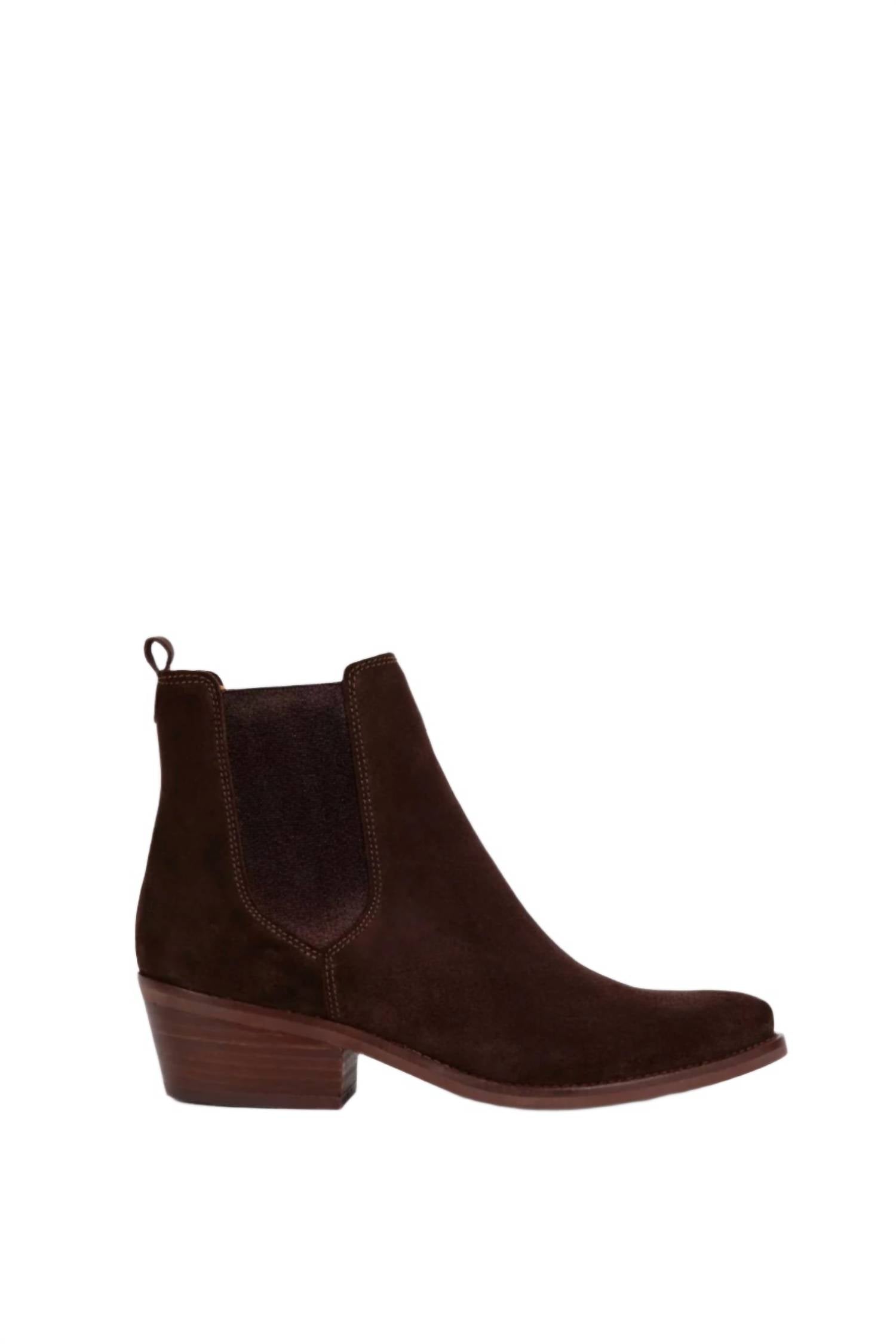 Women's Rove Suede Boot In Chocolate
