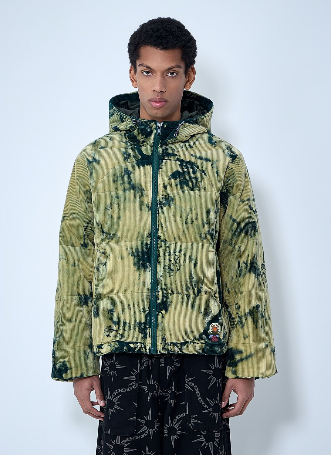 Hooded Corduroy Jacket