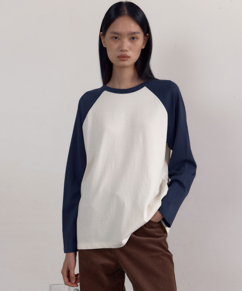 Loose Raglan Long Sleeve T-Shirts