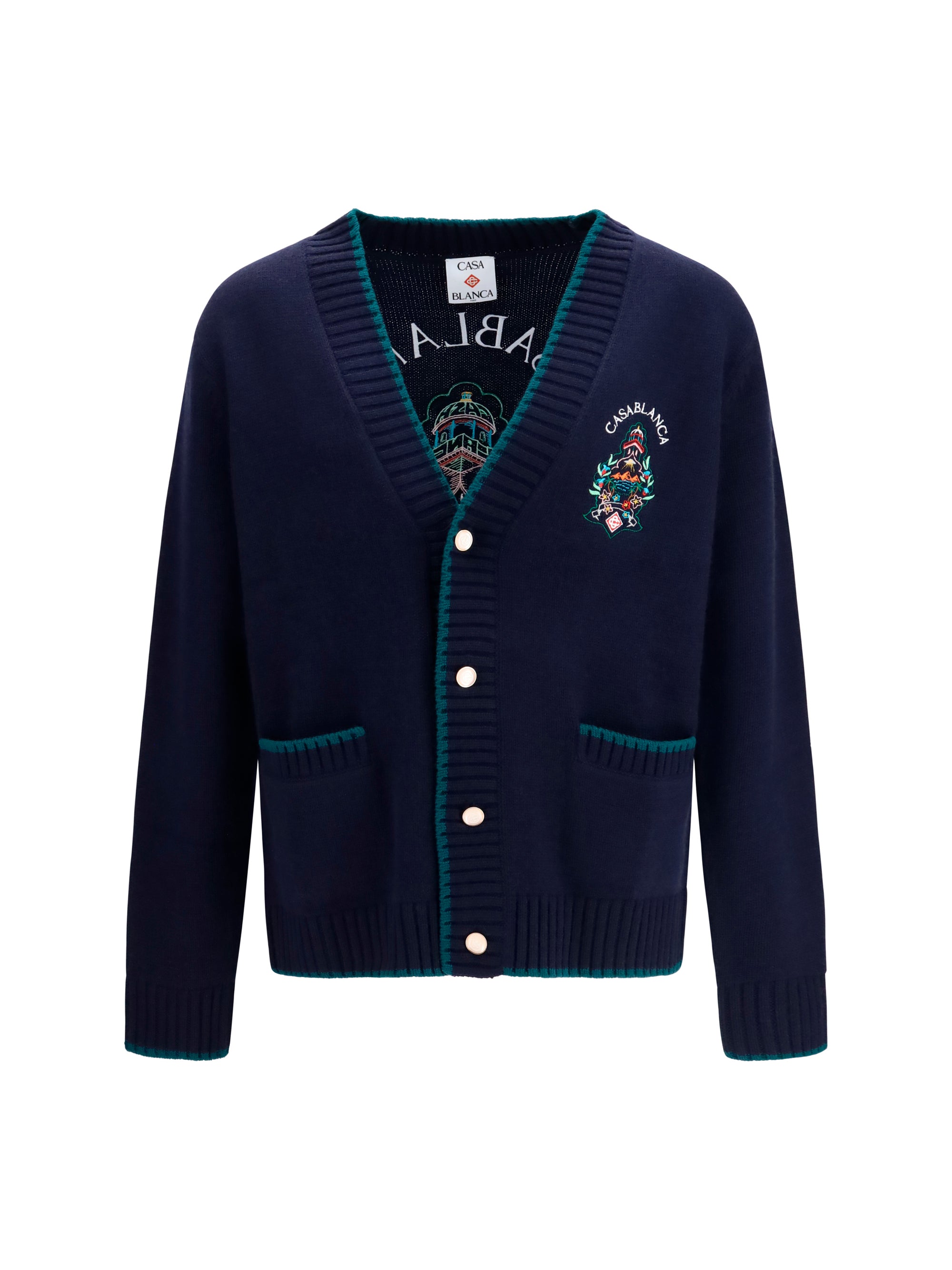 Hotel Crest Cardigan — Navy