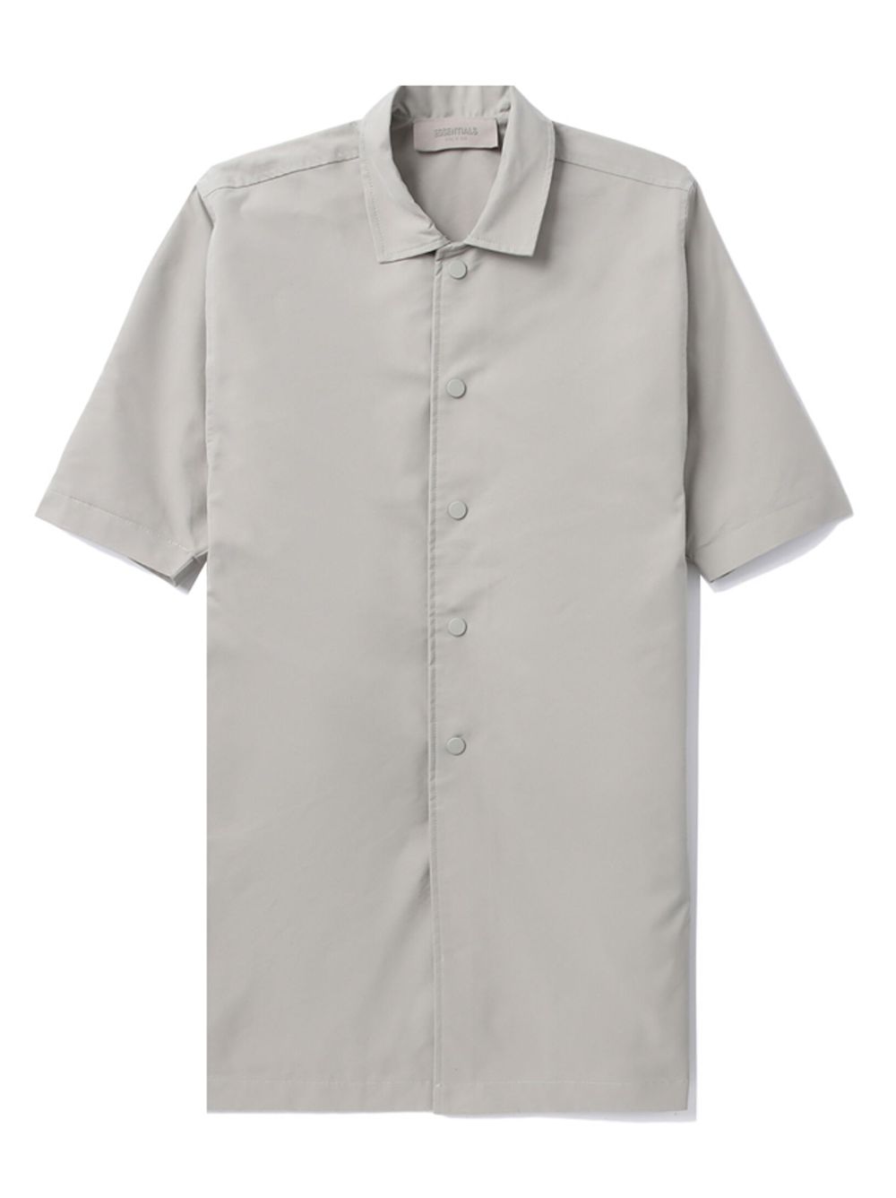 Tonal logo-detail shirt - Grey