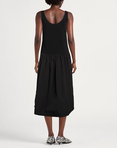 Alpha Studio Woman Midi dress Black Size 2 Cotton, Elastane