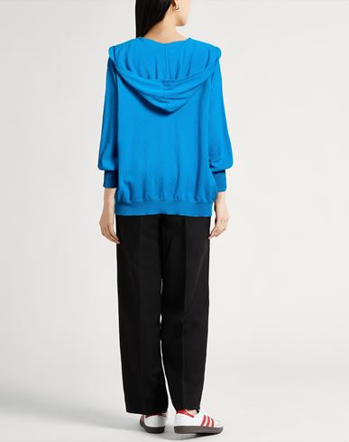 Woman Sweater Azure Size M Virgin Wool, Cashmere