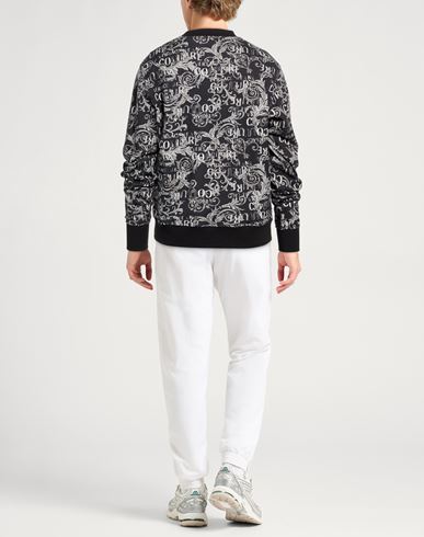 Man Sweatshirt Black Size L Cotton