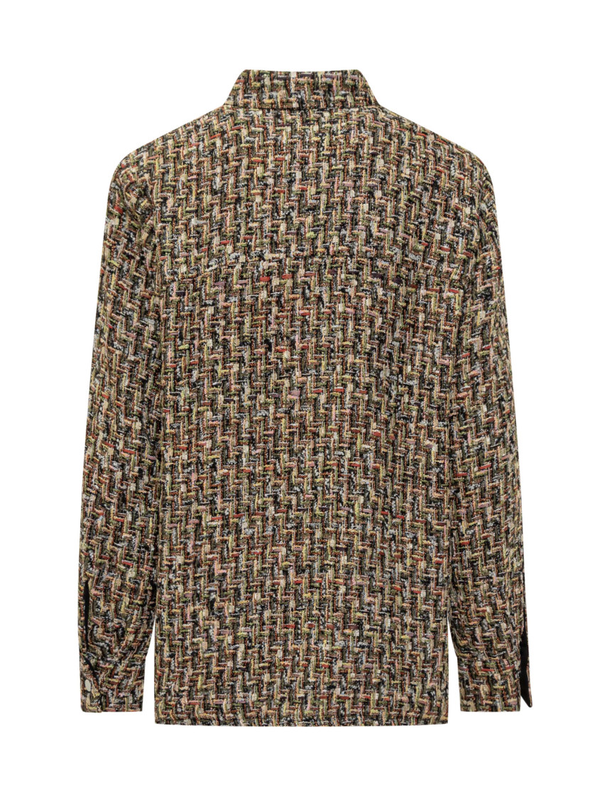 Multicolour Tweed Textured Shirt