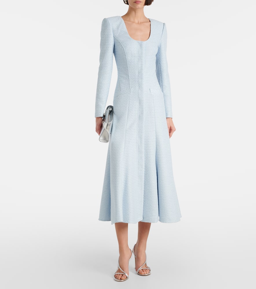 Jacquard midi dress