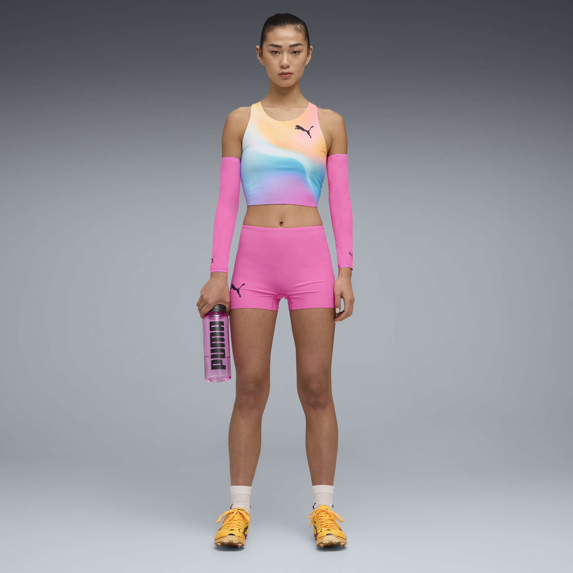 PUMA Race Day Women's Track & Field Running Shorts in Pink