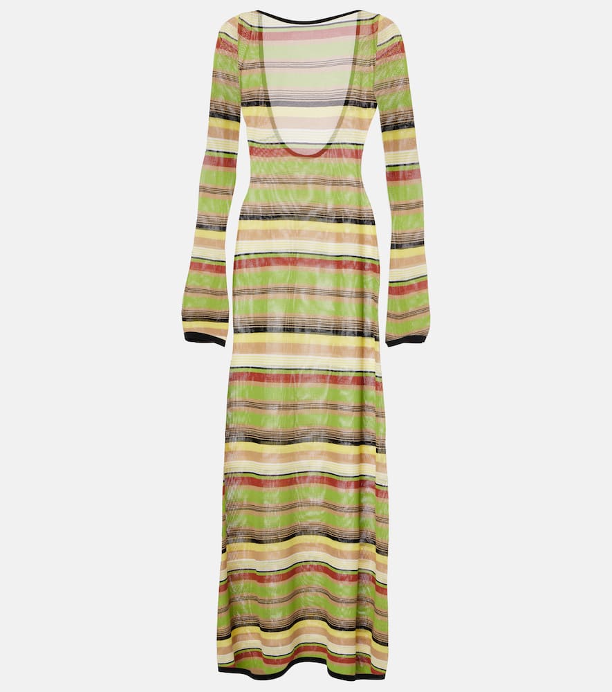 Coastline striped maxi dress