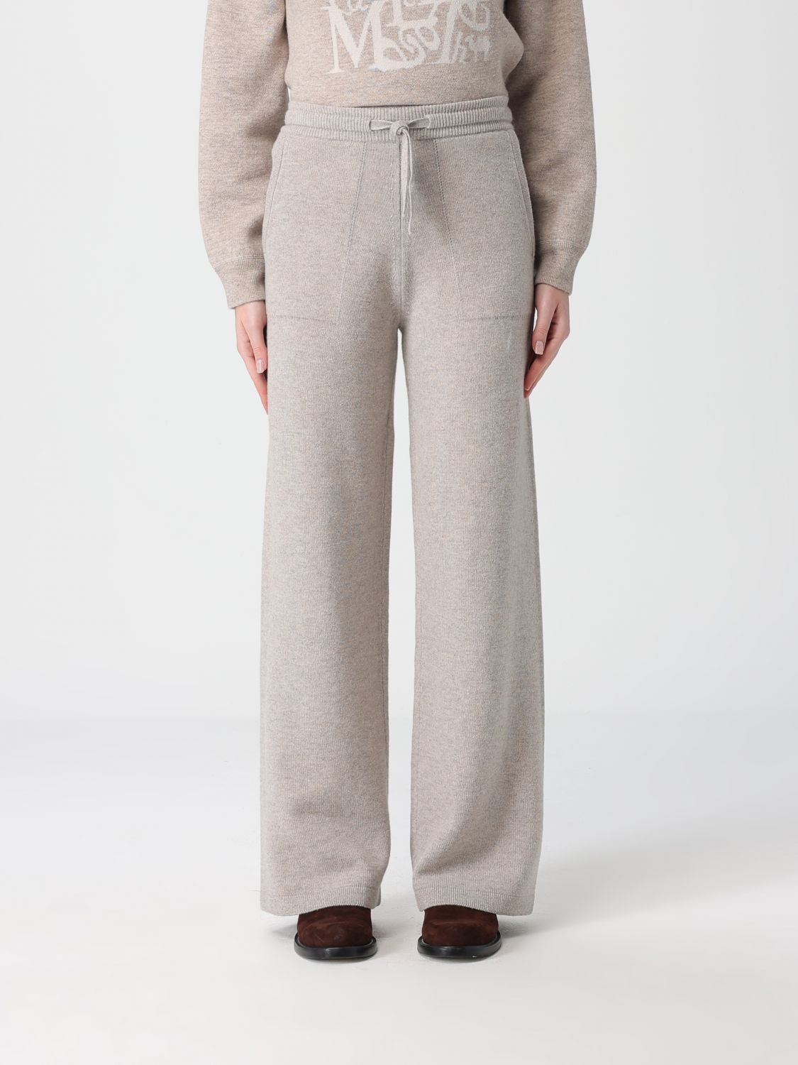 Pants Woman color Beige