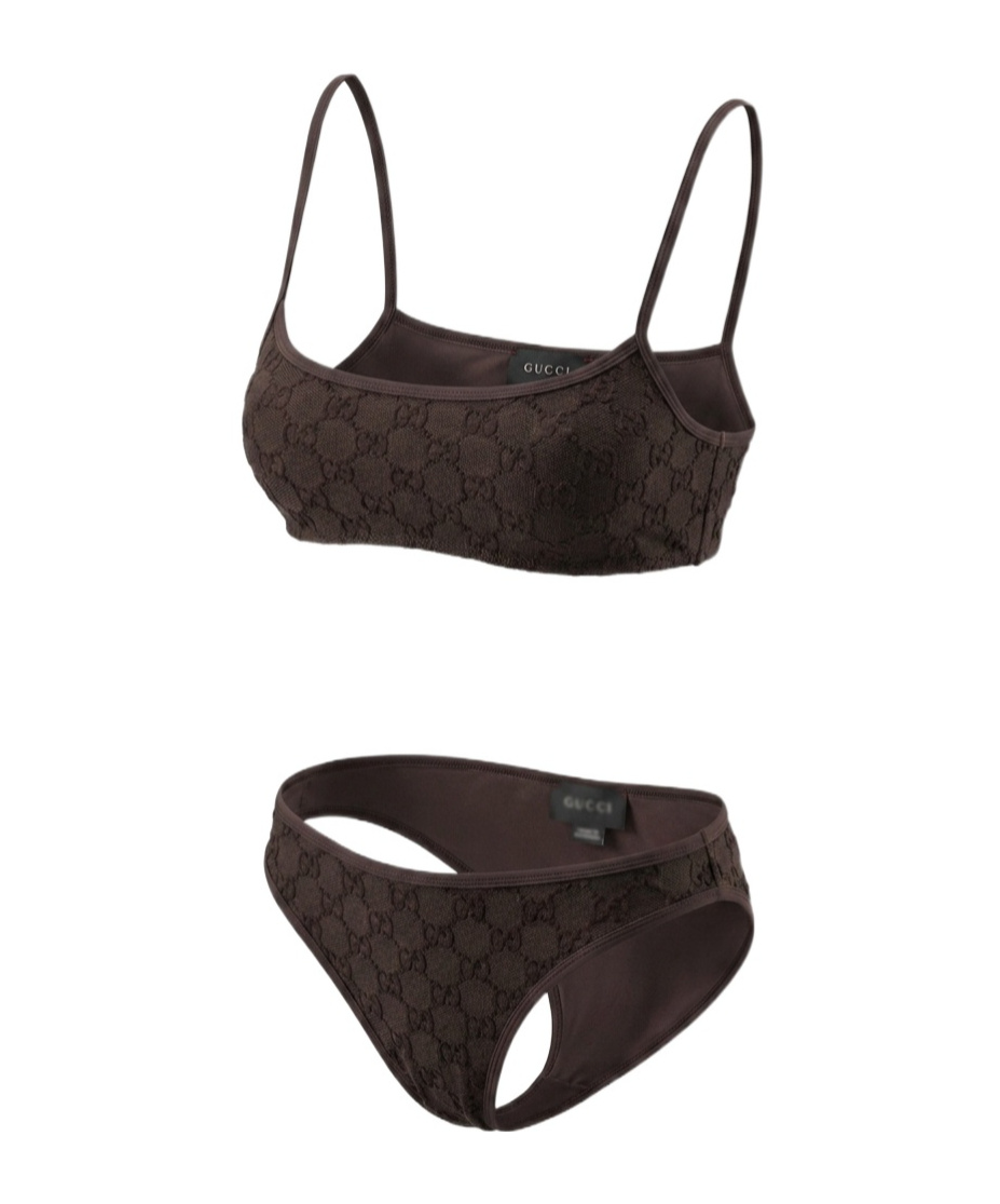 GG stretch jersey bikini