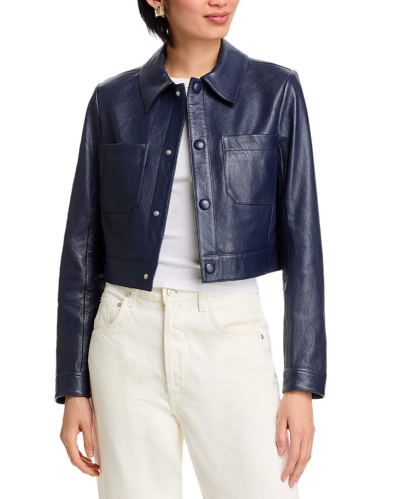 FRAME leather jacket - Blue