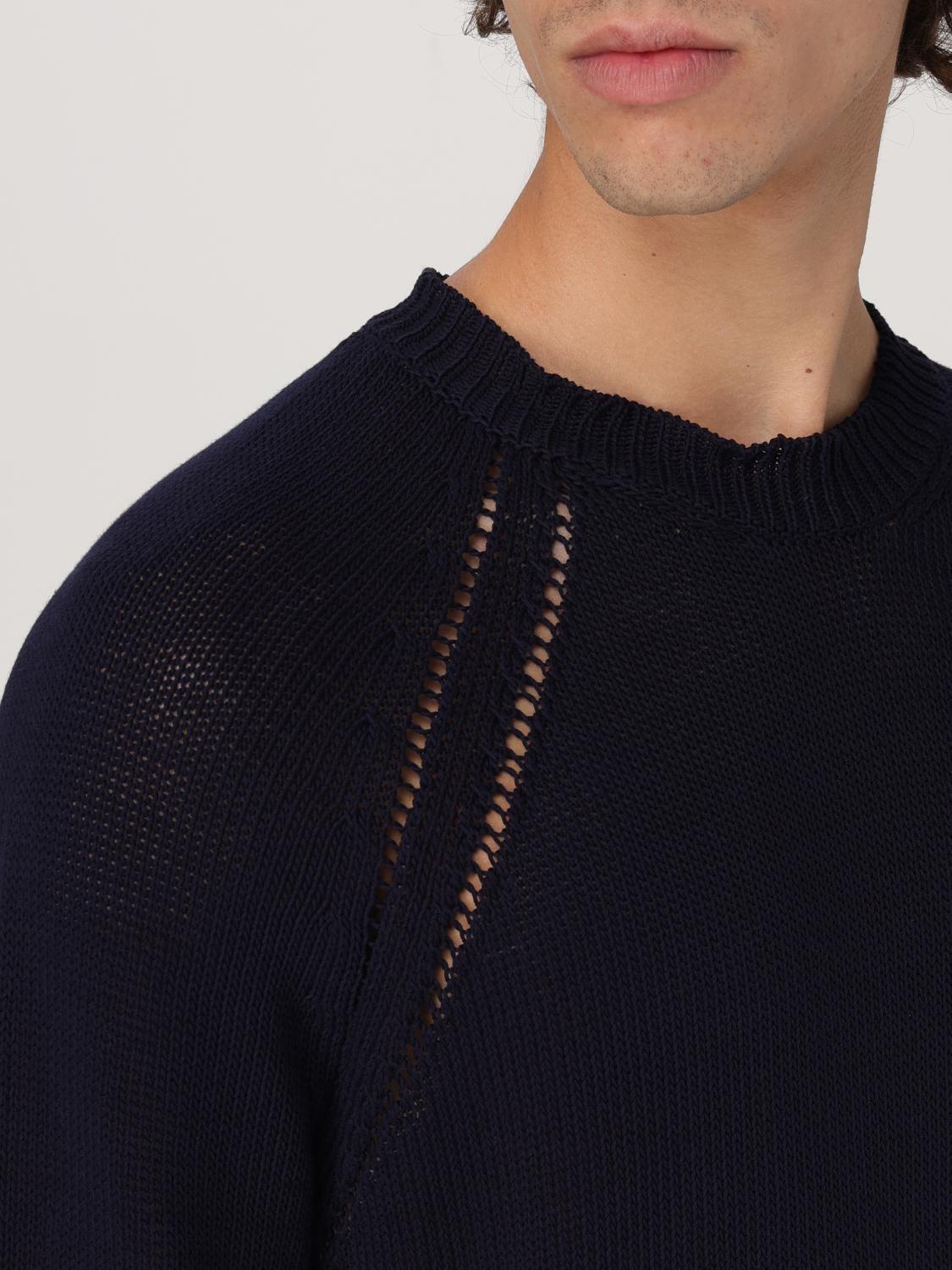 Fine-knit cotton jumper - Green