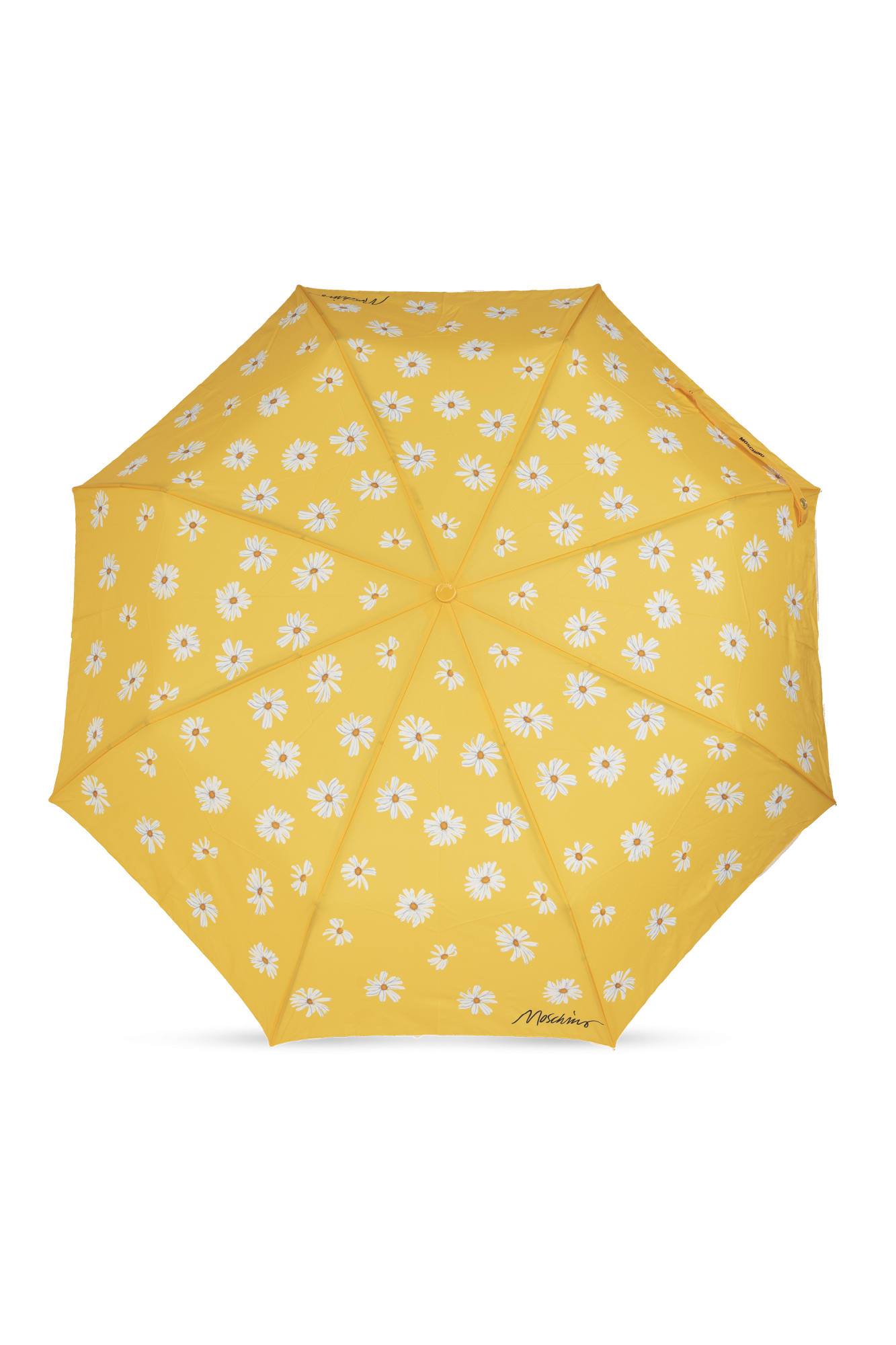 Folding Umbrella With Logo, Unisex, Yellow