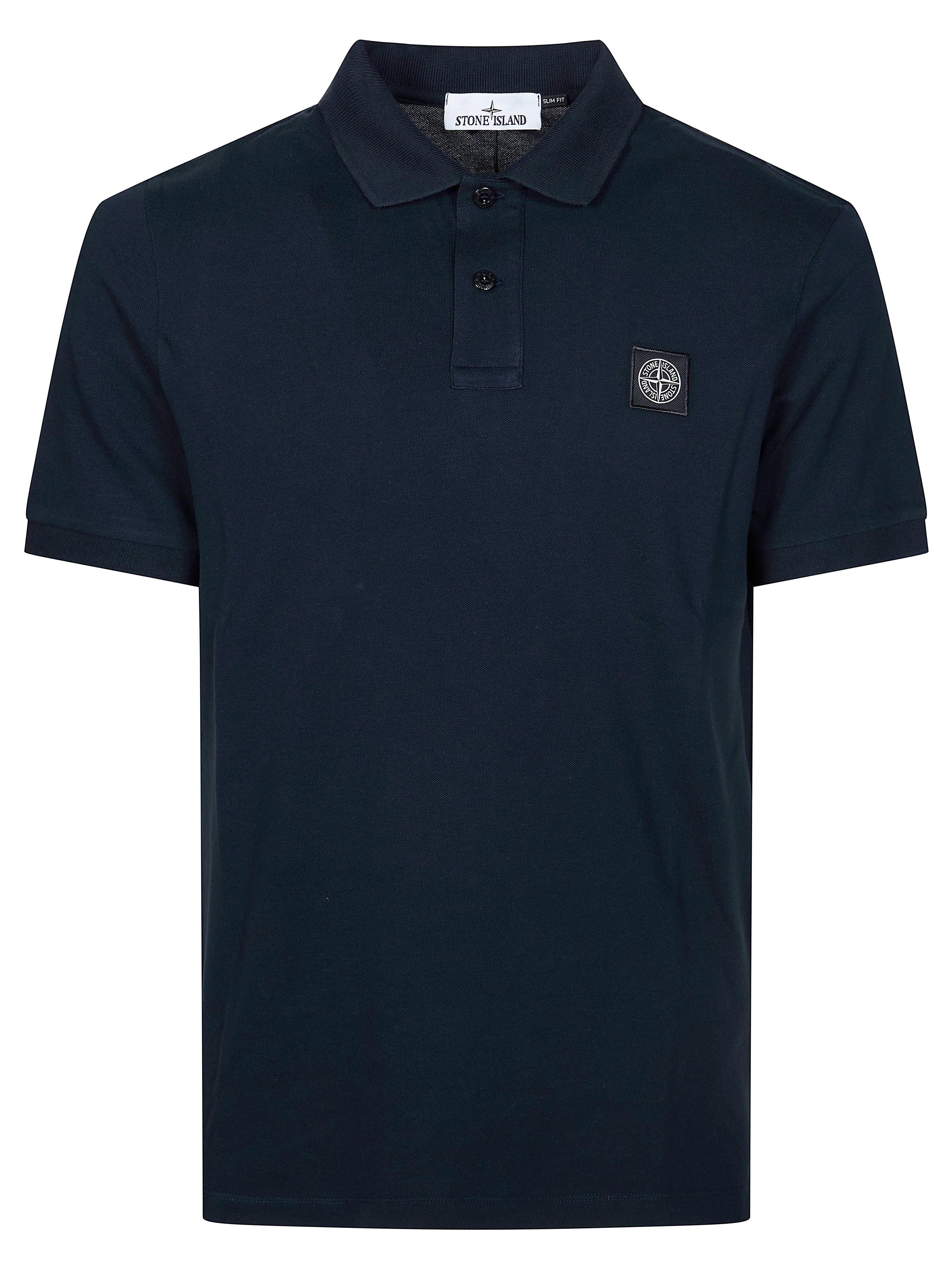 Compass-badge Piqué Polo Shirt