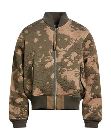 X Piet Man Jacket Military green Size S Polyester, Elastane