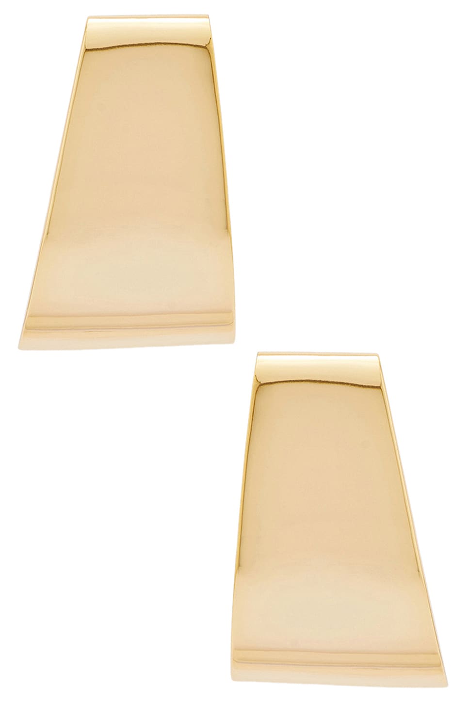 MEGA Graduate Earrings in 14k Gold Plated - Metallic Gold. a