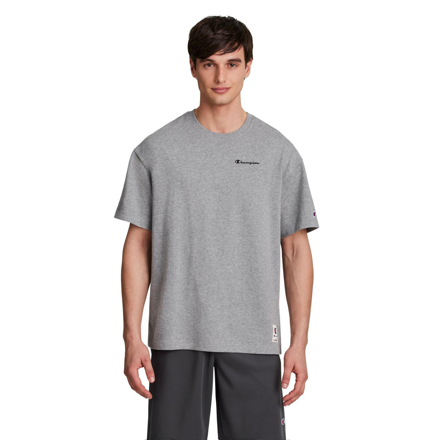 Retro Tee - Grey 3XL:- Grey