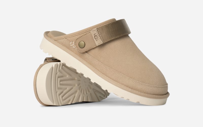 ® Men's Goldencoast Clog II Suede Shoes in Sand