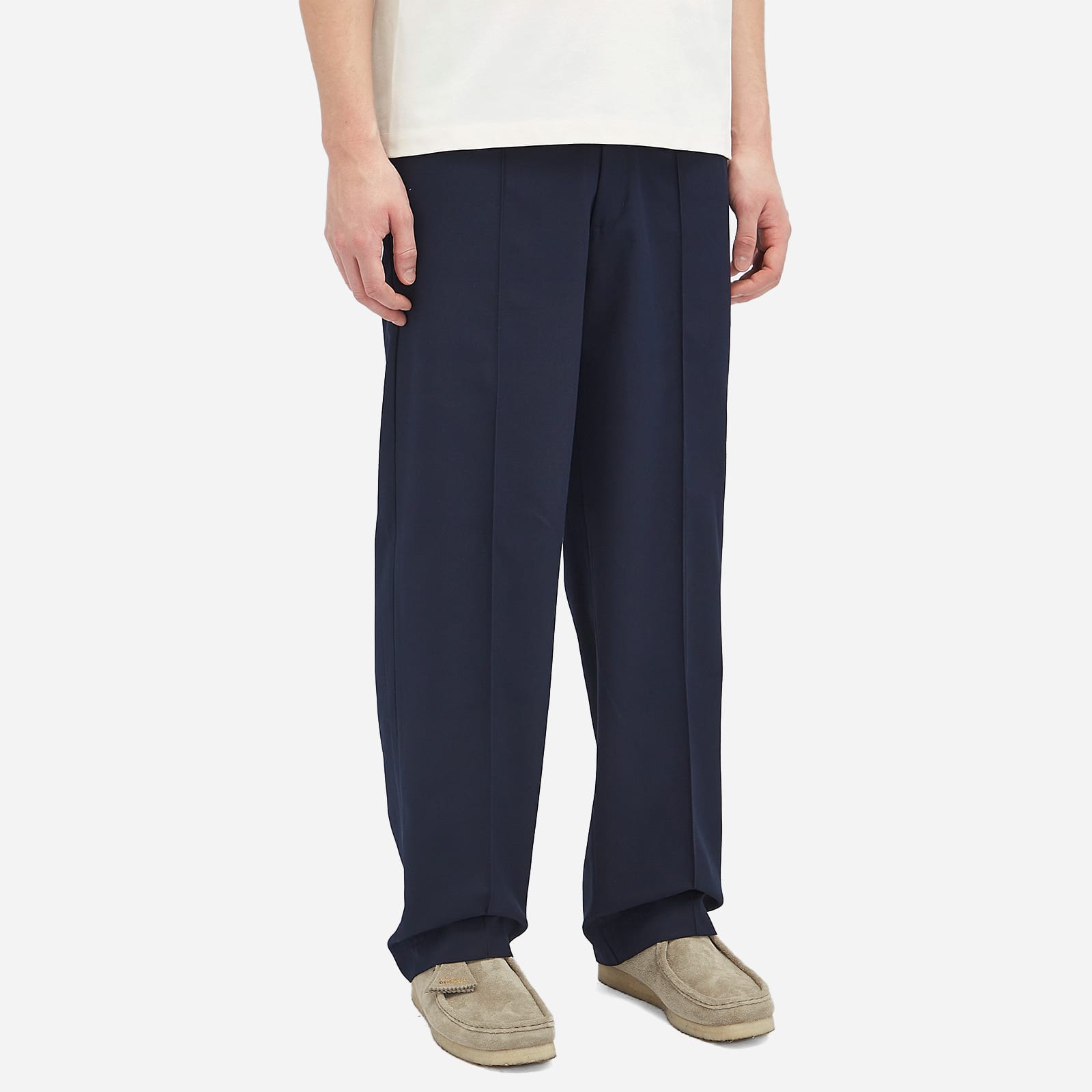 Men's Pleated Trousers V2 Navy
