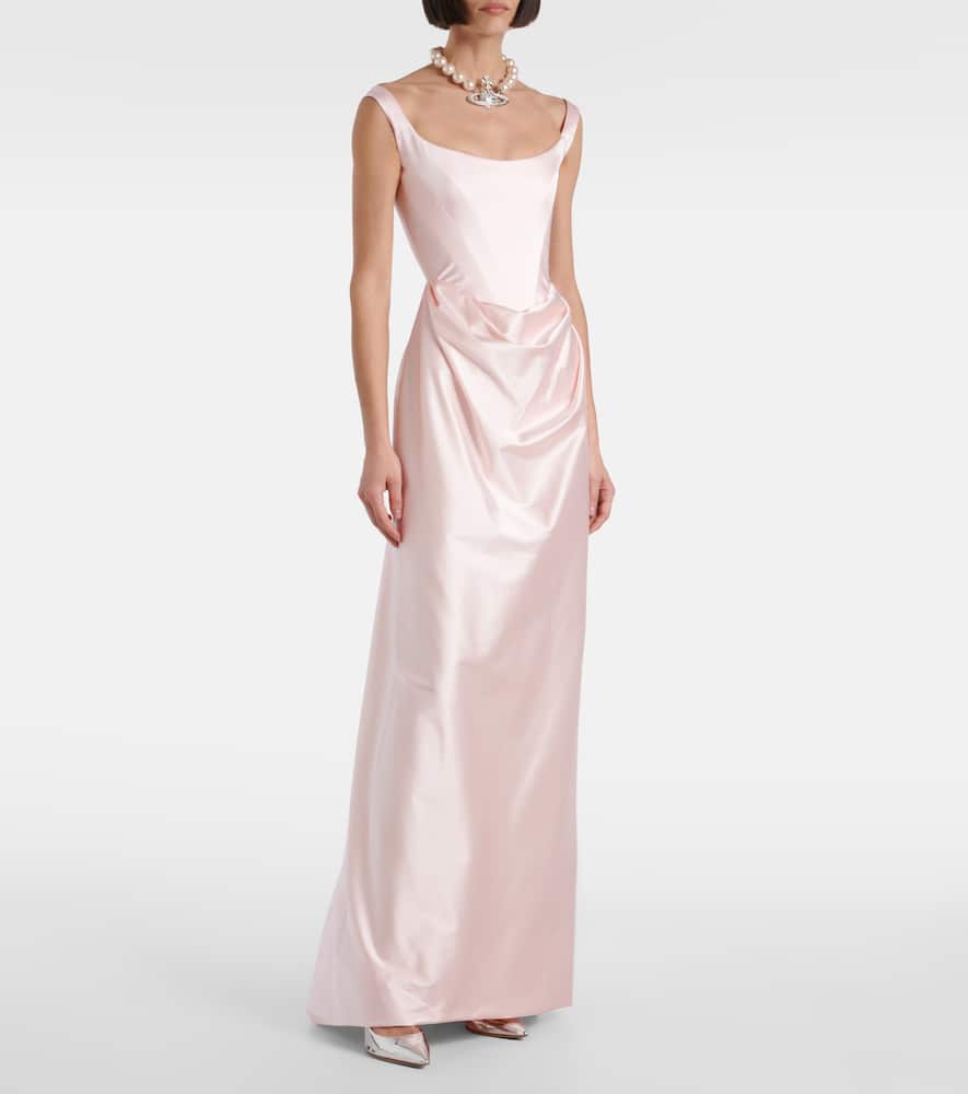 Vivienne Westwood Satin bustier gown