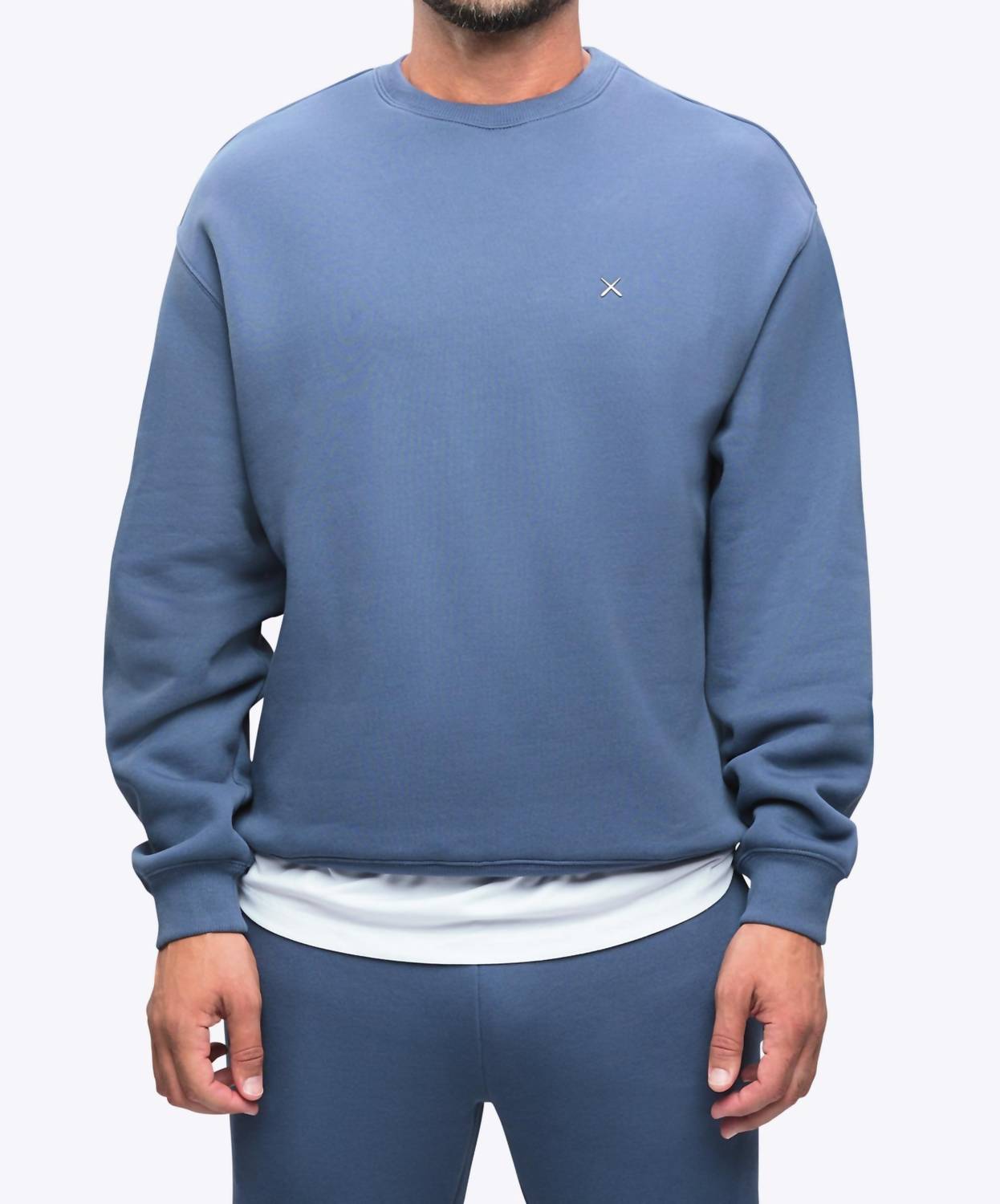 Divine Fleece Pullover In Atlantic