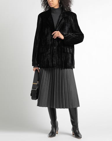 Sleep No More Woman Blazer Black Size M Viscose, Silk