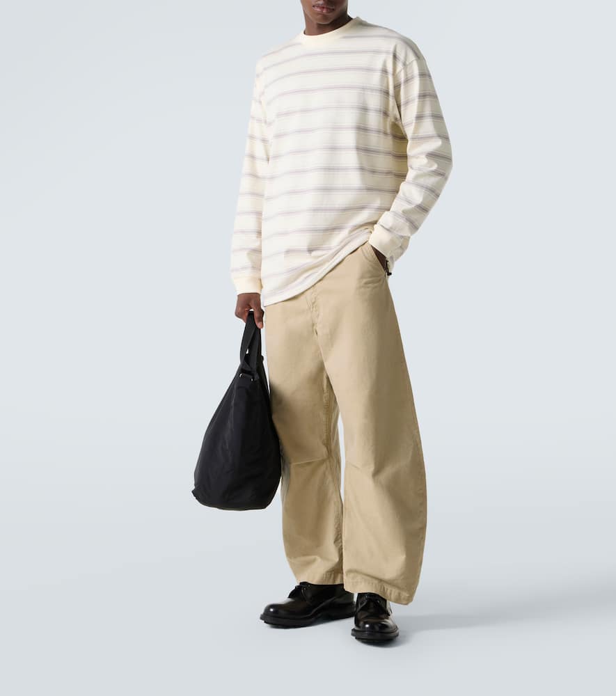 Comme des Garçons Homme Striped cotton jersey T-shirt