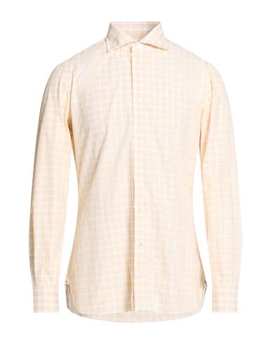 Man Shirt Apricot Size 15 ½ Cotton