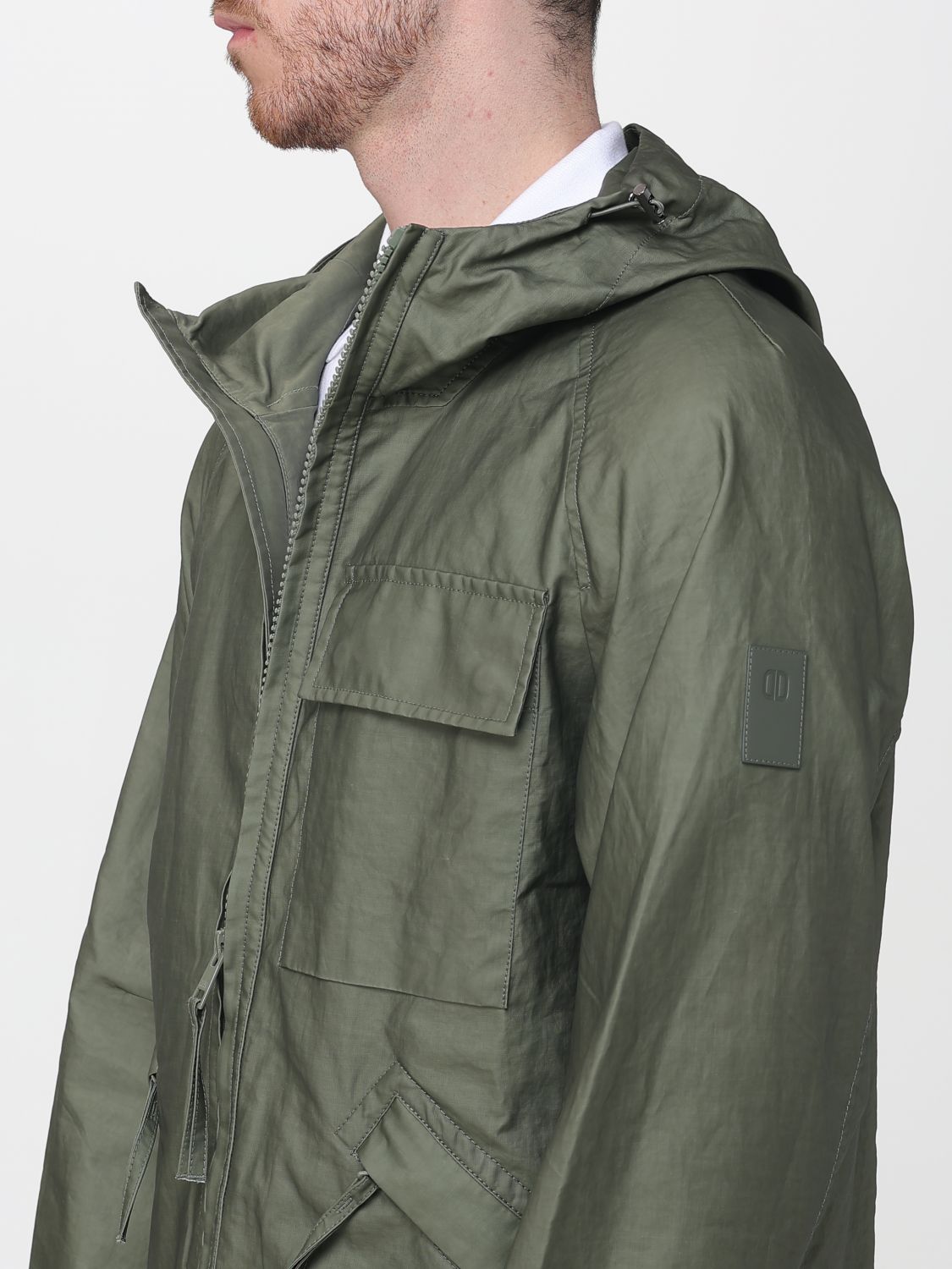 Jacket Men color Green