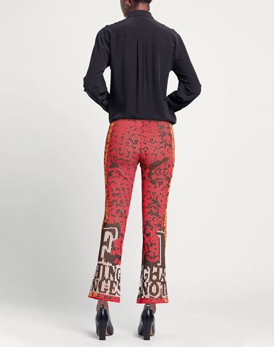 Woman Pants Red Size 2 Viscose, Polyester