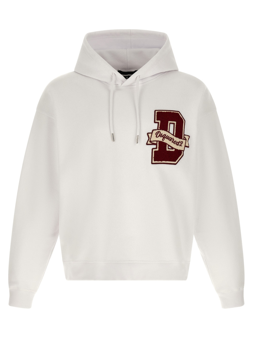 White Logo Hoodie
