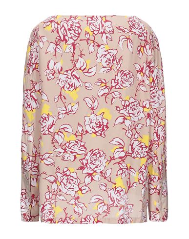 Liviana Conti Woman Top Beige Size 10 Acetate, Silk