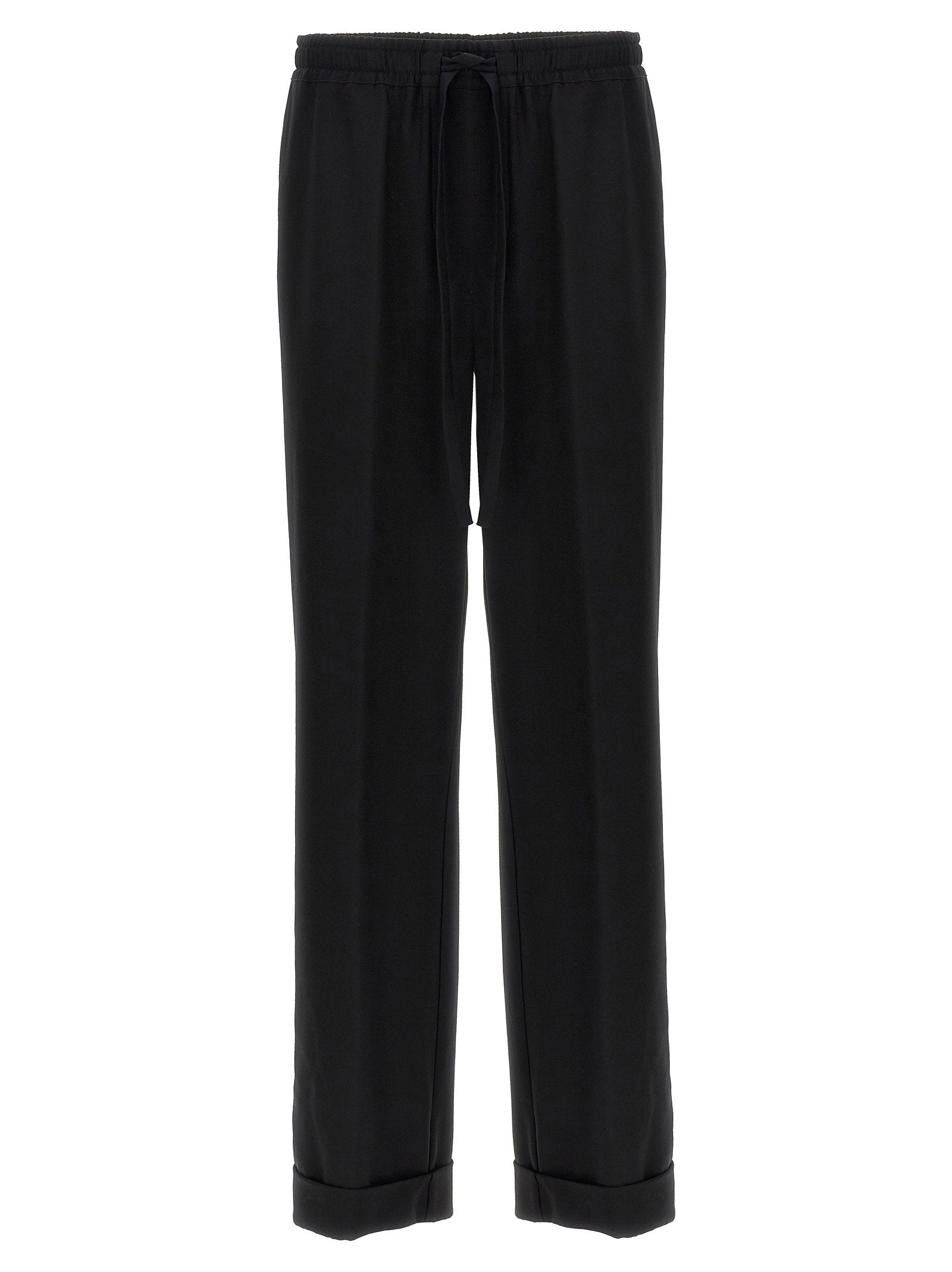 Contrast Piping Pants