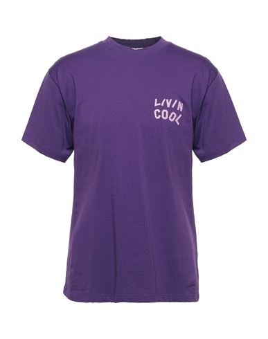 Man T-shirt Purple