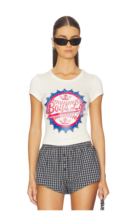 Boys Lie Sporty Spice Baby Tee in Ivory. - XL/XXL also in M/L