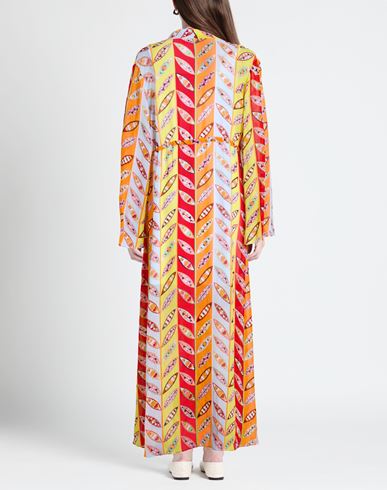 Woman Maxi dress Yellow Size 8 Viscose