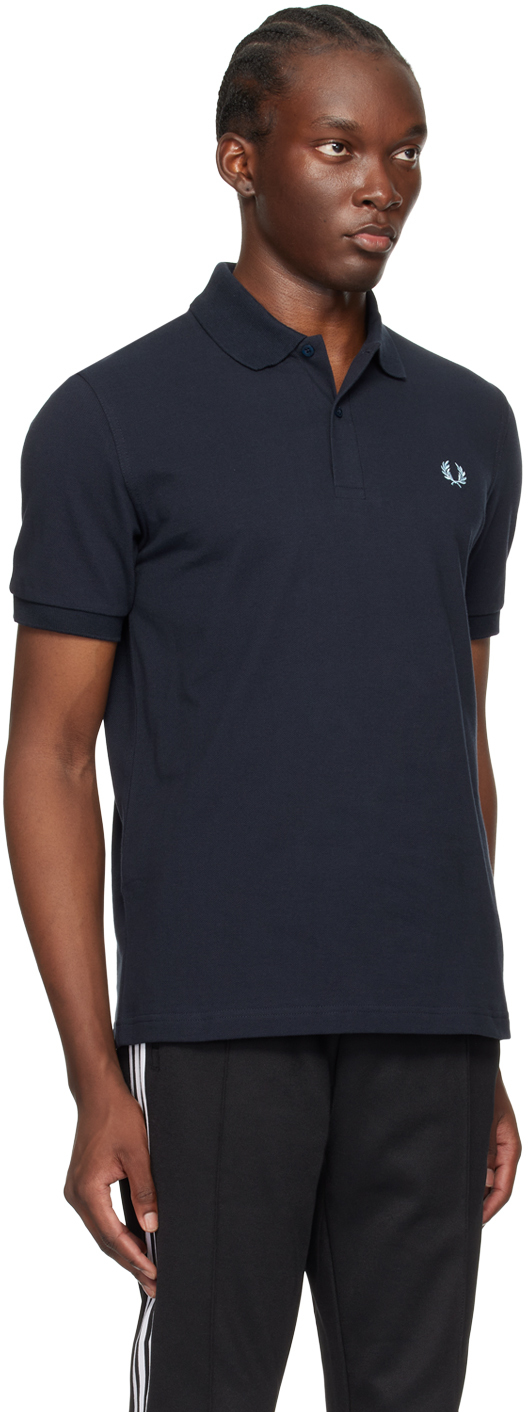 Fred Perry Navy Embroidered Polo