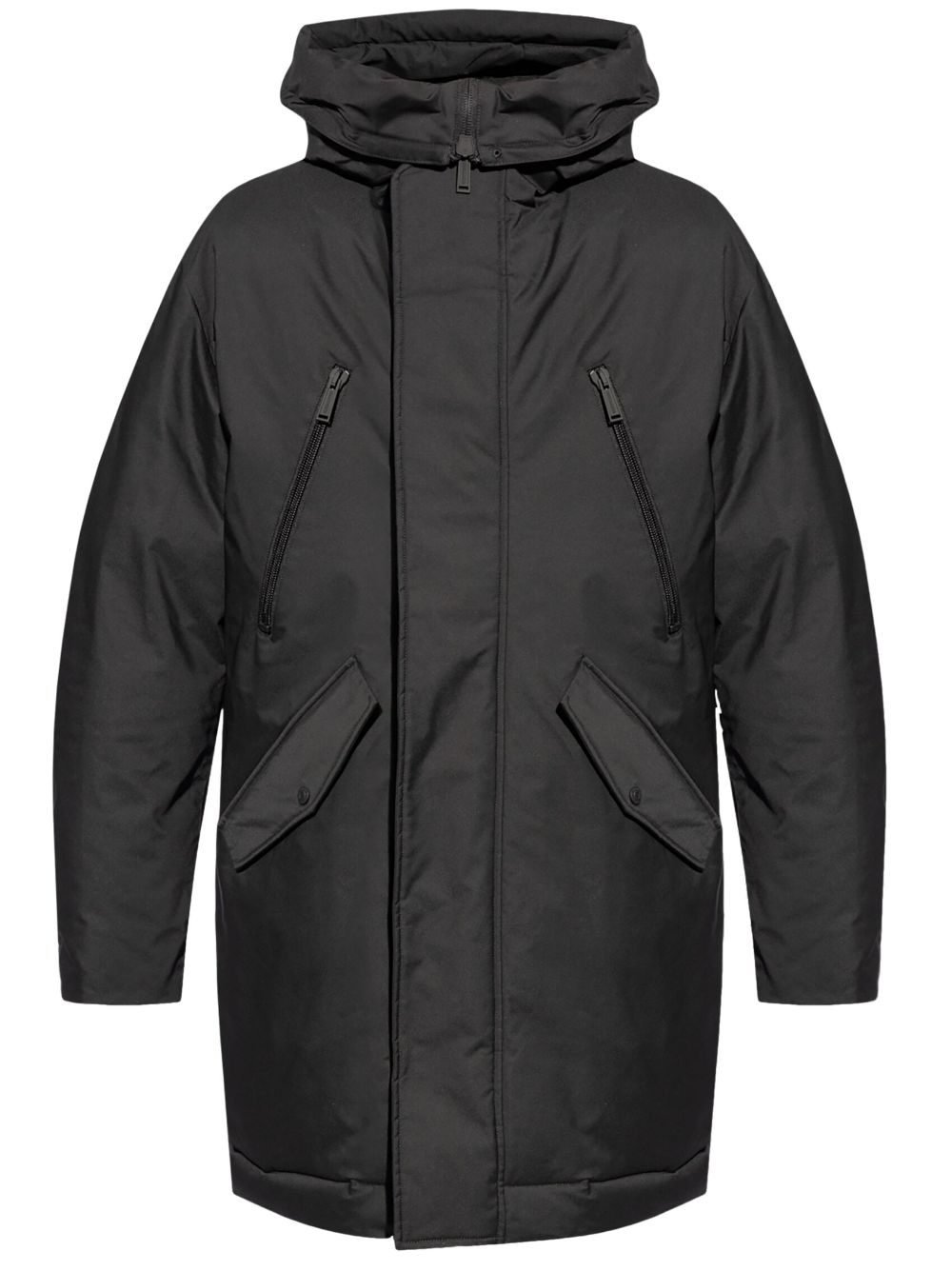 Hooded parka - Black