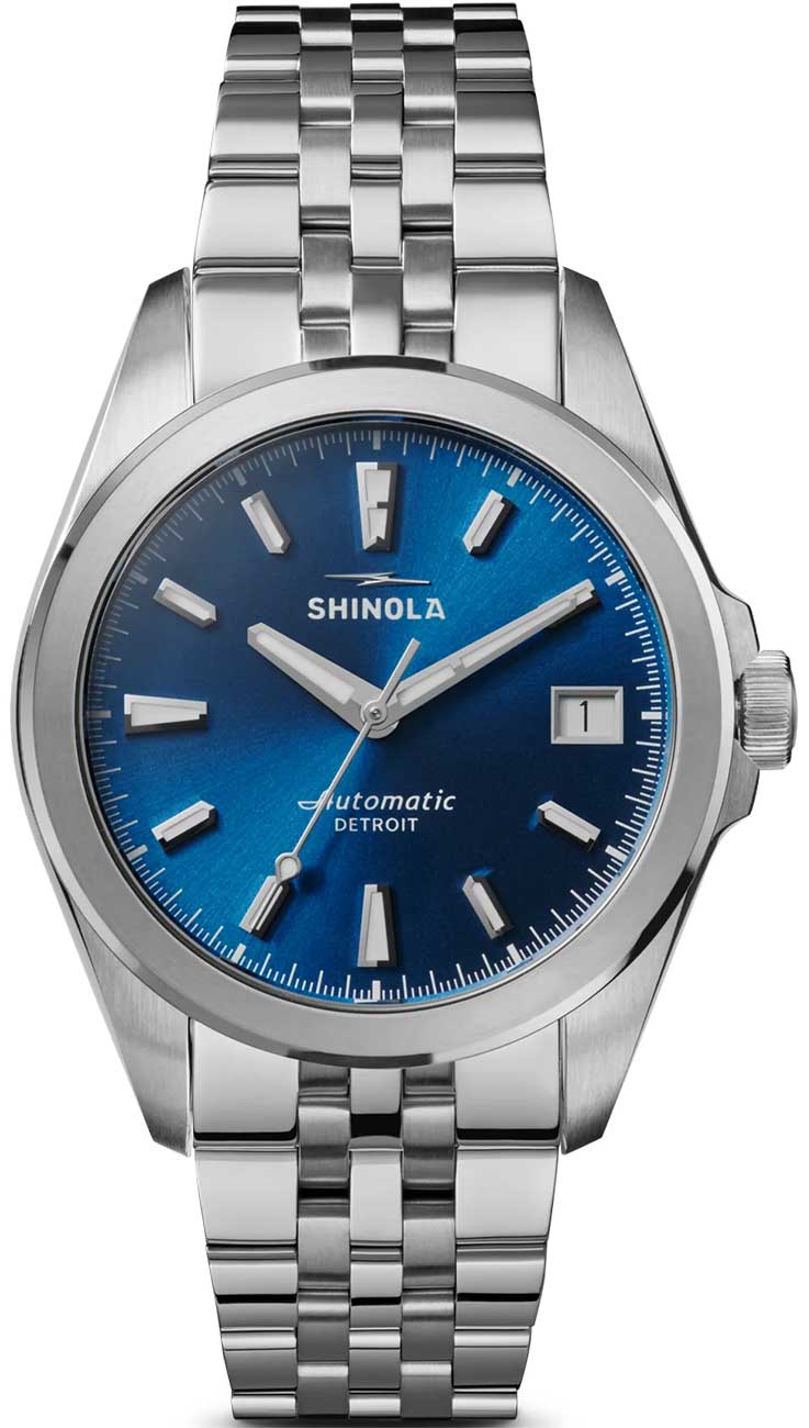 Circadian Monster Automatic Watch 36mm with Sunray Daylight Blue Dial