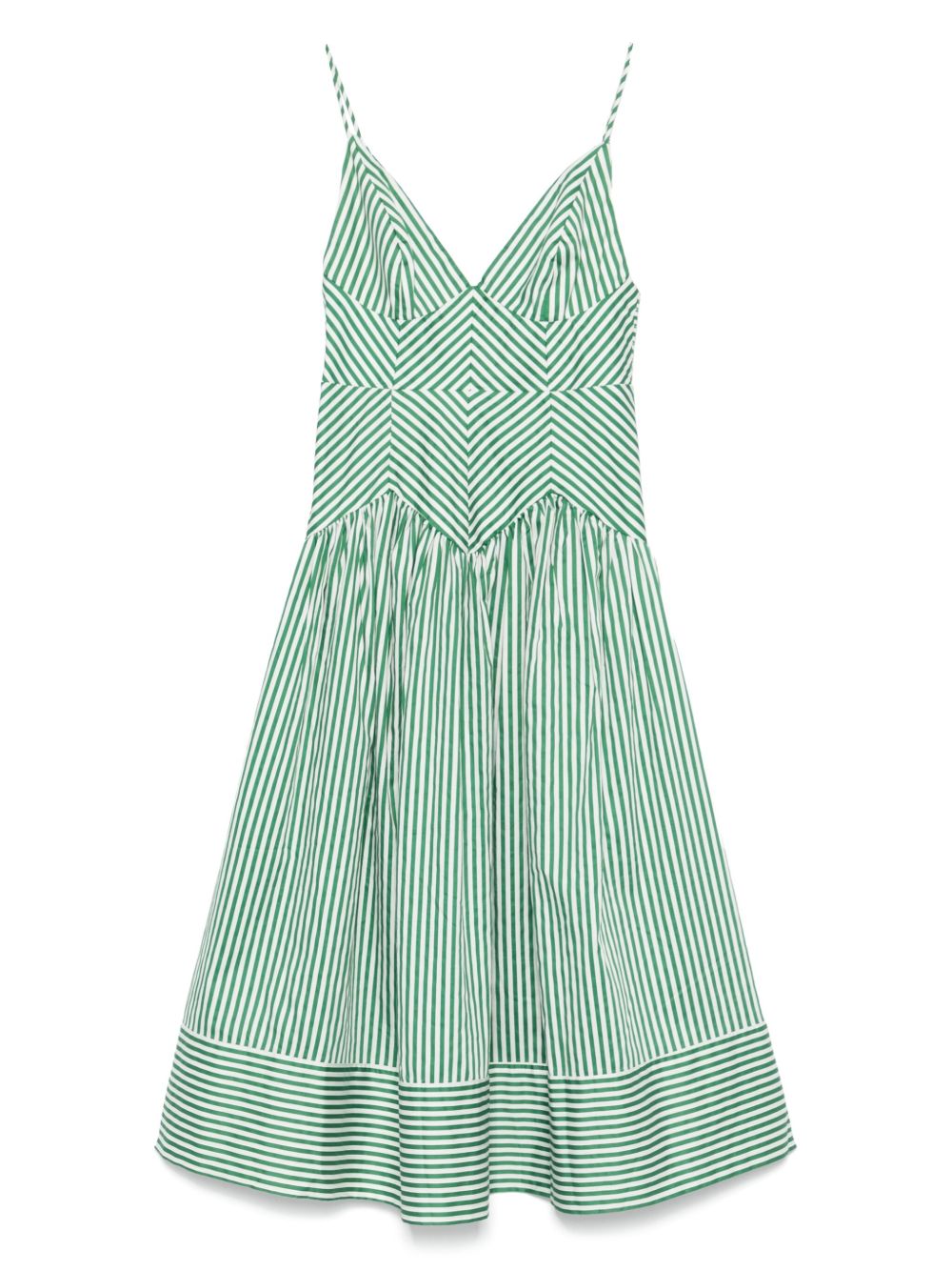 FARM Rio cotton midi dress - Green