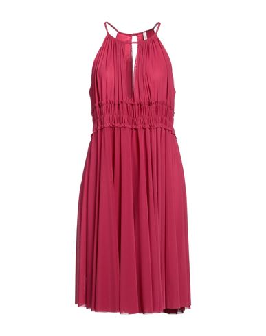 Woman Midi dress Fuchsia Size 10 Polyester