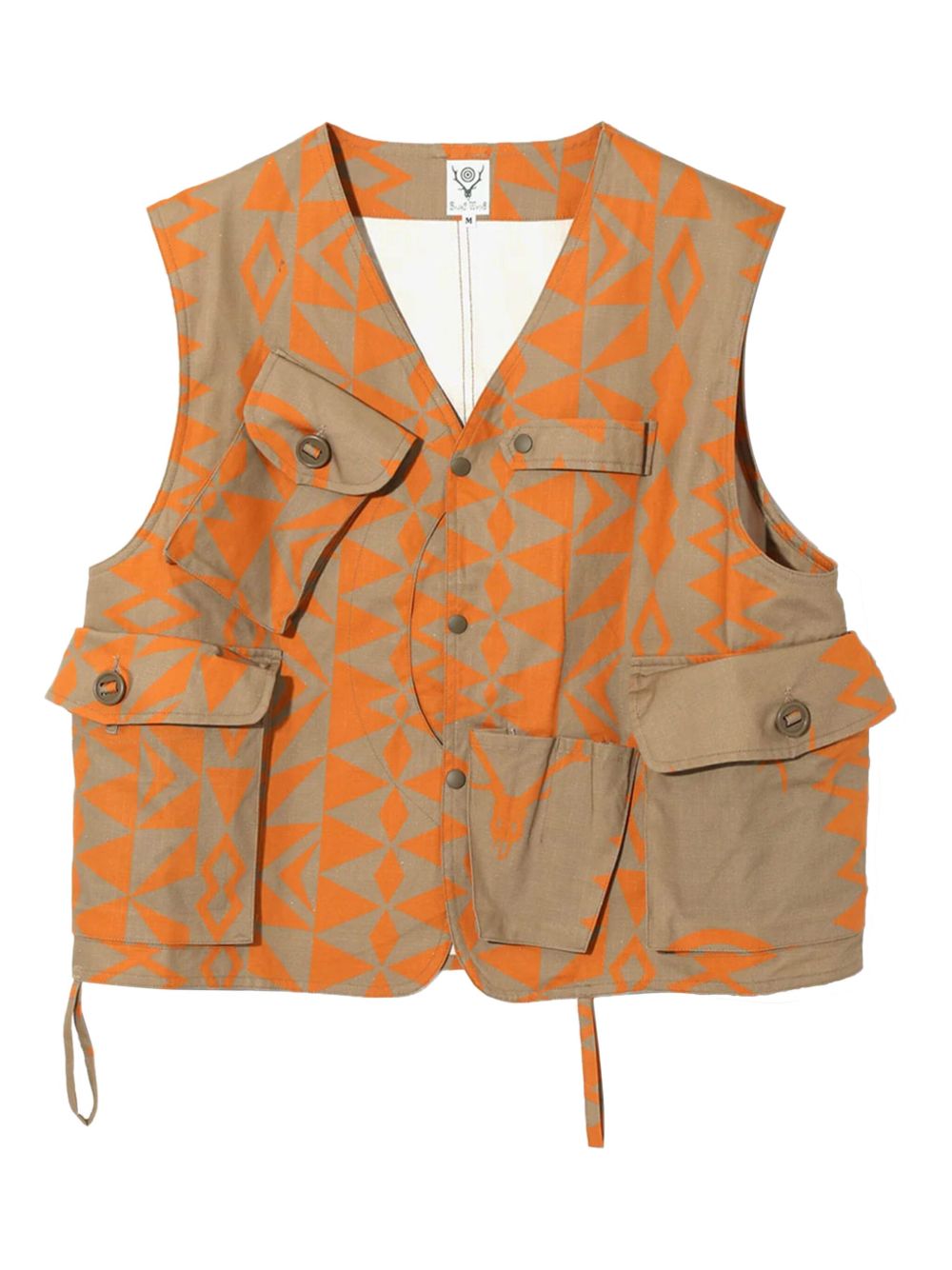 SOUTH2 WEST8 Tenkara vest - Neutrals