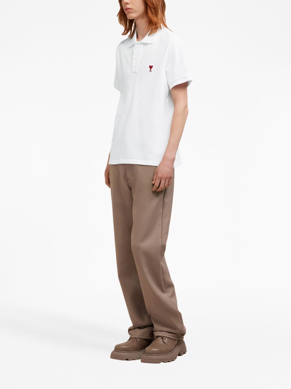 -Ami De Coeur Polo Bianco-Uomo
