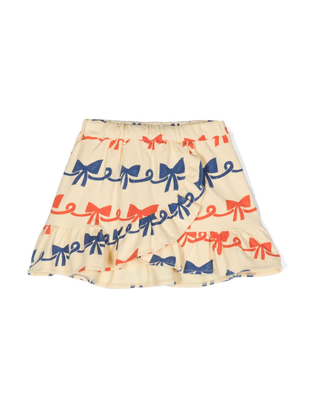 Bow-print skirt - Yellow