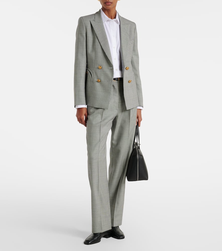 Blazé Milano Charmer houndstooth virgin wool blazer