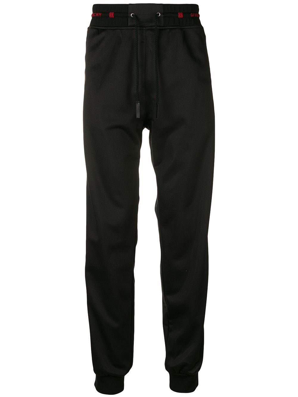 Drawstring track trousers - Black