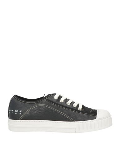 Man Sneakers Black Size 12 Soft Leather