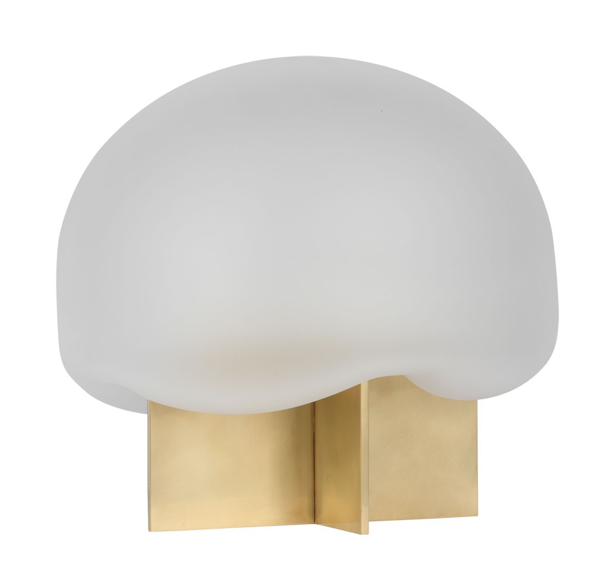 Hand Rubbed Antique Brass LED Table Lamp from the Fio Collection
